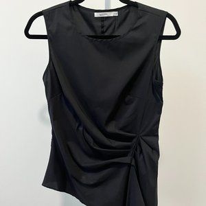 Baily 44 Asymmetrical Hem Black Tank size M